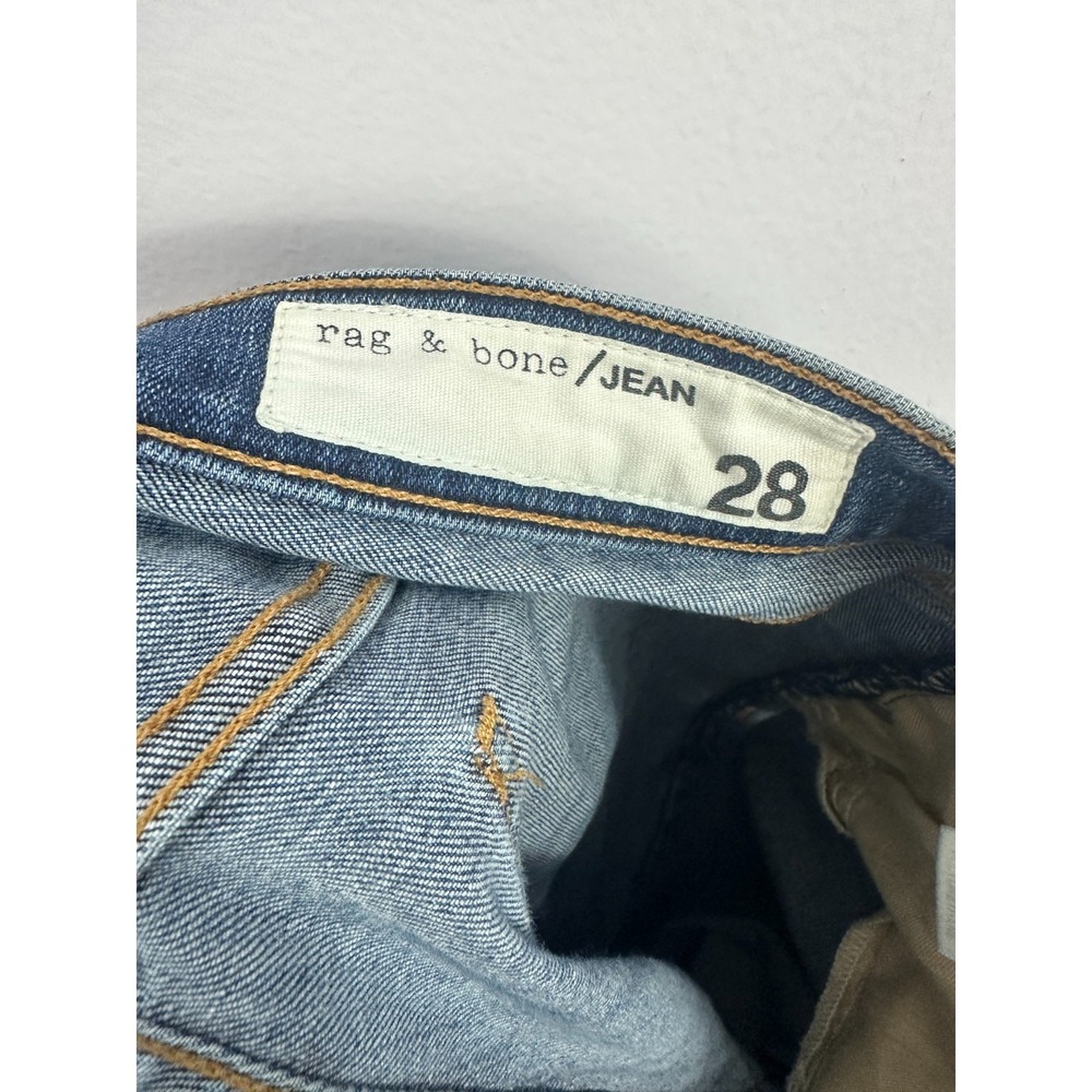 Rag Bone Size 28 Skinny Jeans Distressed Casual Denim Pants Blue Stretch Y2K - Picture 2 of 9